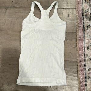 White Lululemon Tank Top with built in bra
